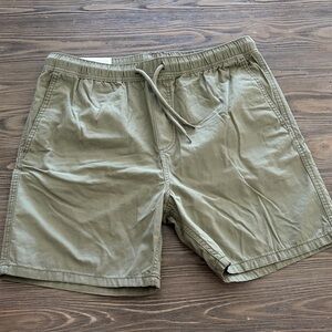 H&M Khaki Men's Flat Front Shorts